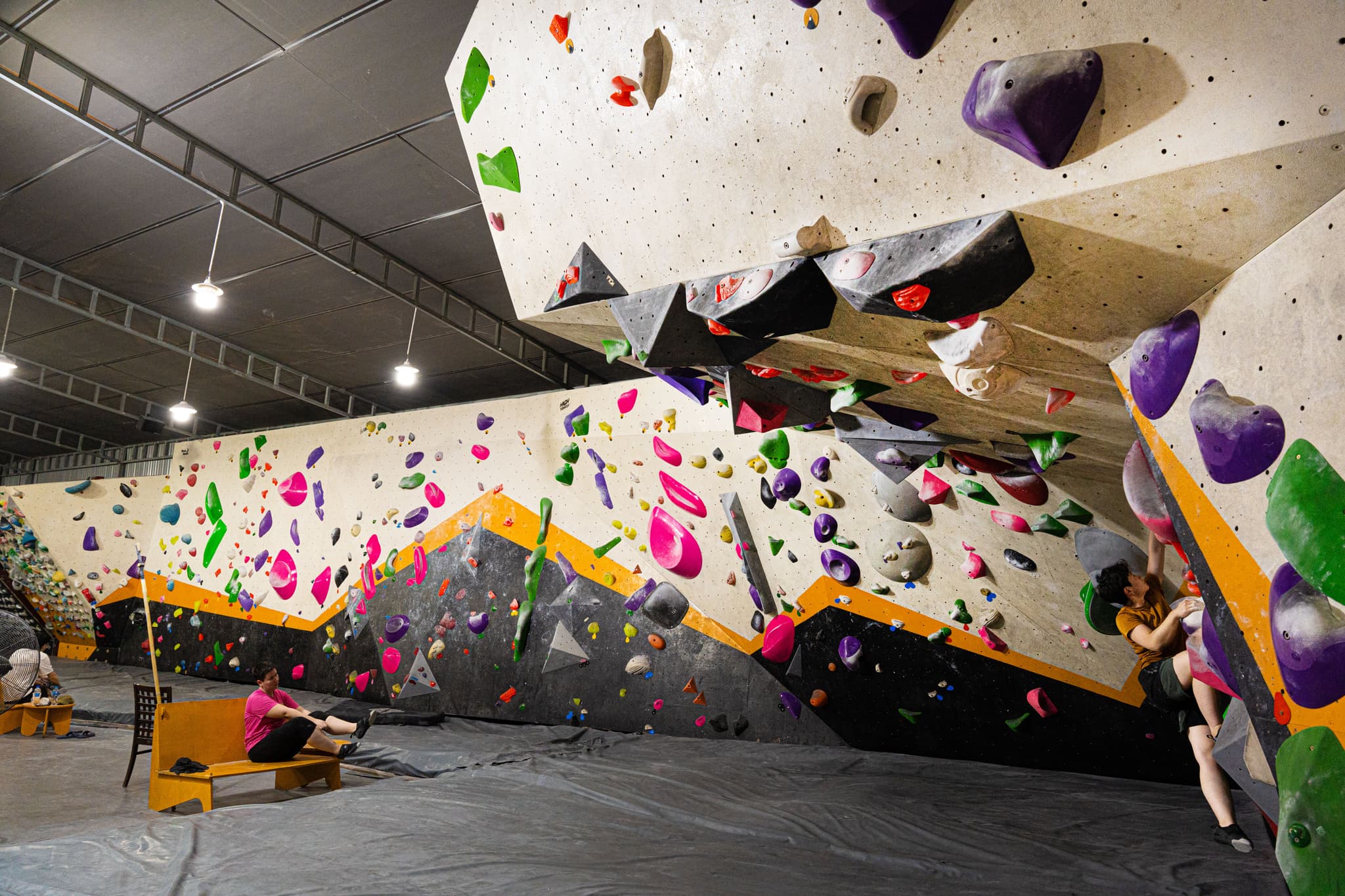 view of vietclimb, the best climbing gym in hanoi