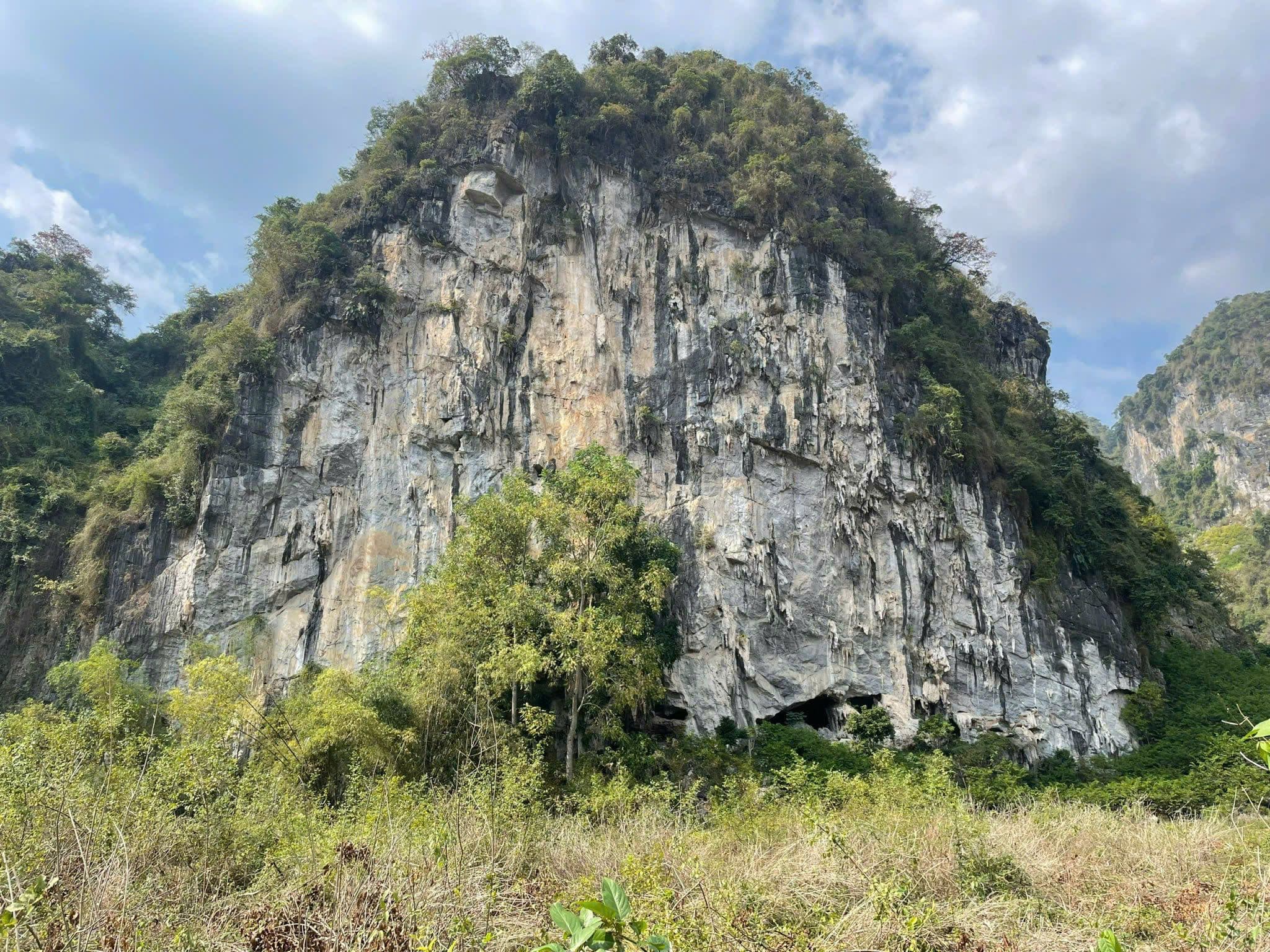 Drone Wall, a limestone crag surrounded by greenery in Huu Lung, vách đá vôi giữa thiên nhiên xanh tươi, phù hợp cho leo núi thể thao và hiking. Bolted in 2023 by vietclimb